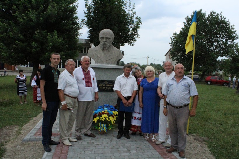 З ініціативи Львівської «Батьківщини» в області відкрили пам’ятник Тарасові Шевченку