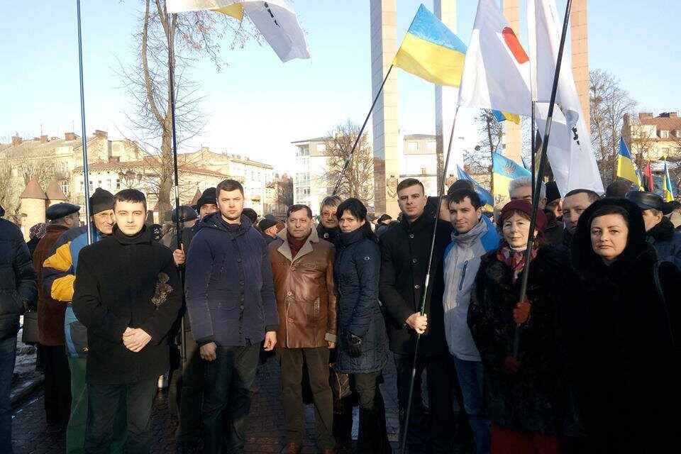 Партійці Львова вшанували пам’ять Степана Бандери