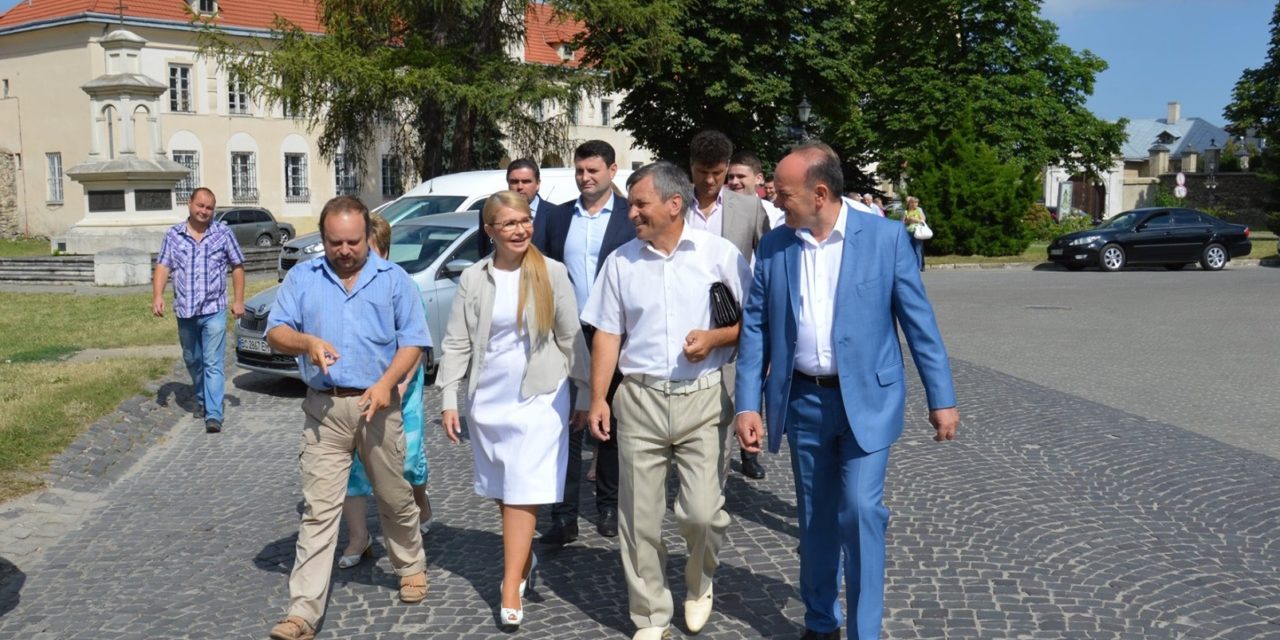 ЮЛІЯ ТИМОШЕНКО ВІДВІДАЛА МІСТО ЖОВКВУ (ФОТО)