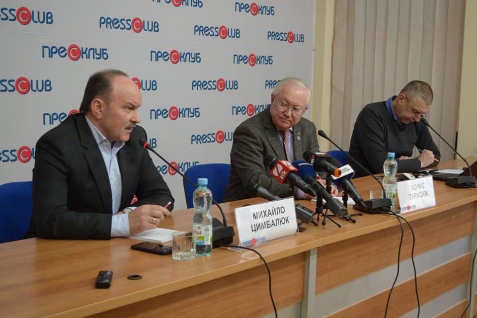 МИХАЙЛО ЦИМБАЛЮК ПРИВІТАВ БОРИСА ТАРАСЮКА ІЗ ПРИЗНАЧЕННЯМ НА ПОСАДУ ПРЕДСТАВНИКА УКРАЇНИ В РЄ