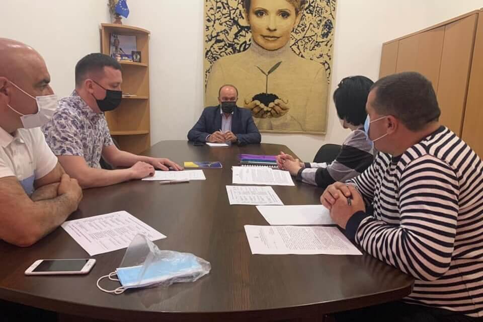 Михайло Цимбалюк зустрівся із представниками Хирівської громади