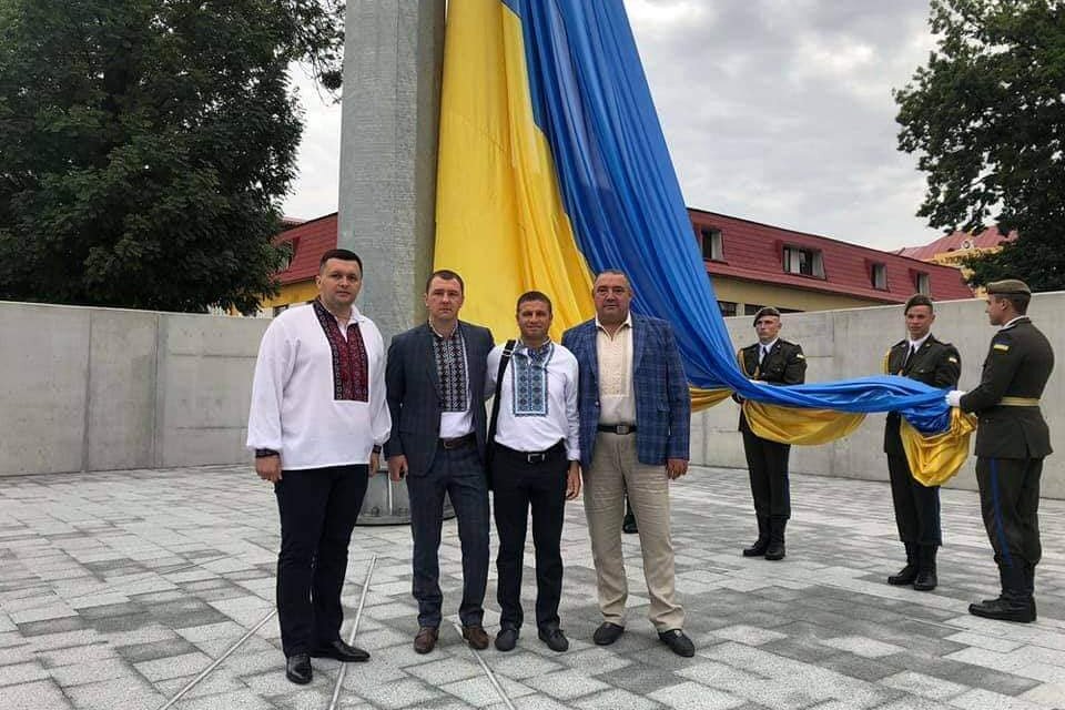 На Львівщині «Батьківщина» взяла участь усвяткуванні Дня державного прапора